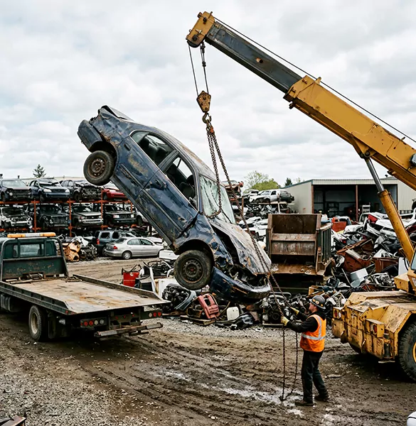 Trusted salvage car removal service in Chicago, IL